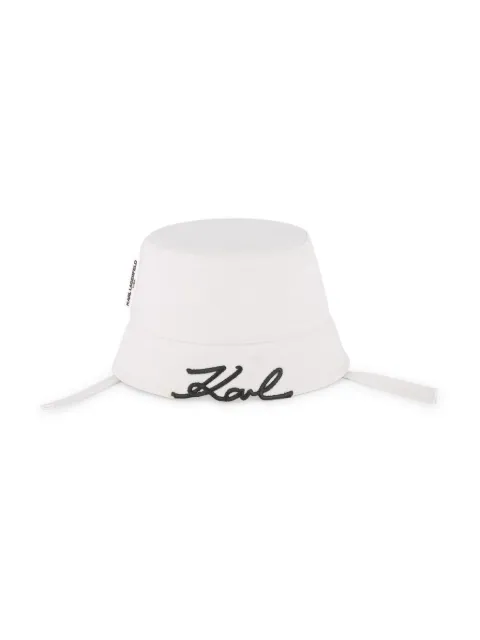 Karl Lagerfeld Kids bob à logo brodé