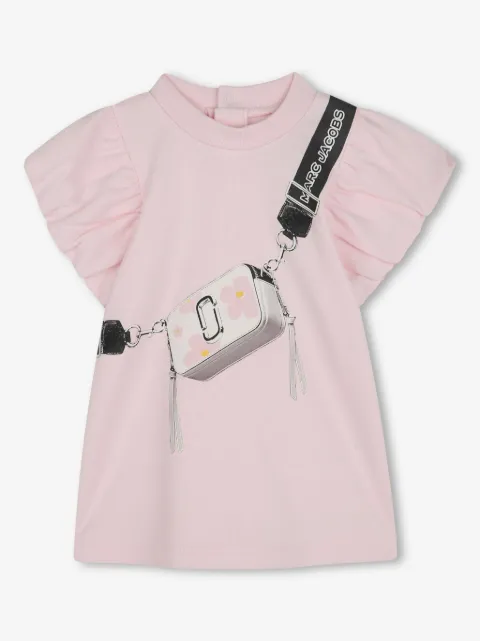 Marc Jacobs Kids vestido con estampado Snapshot
