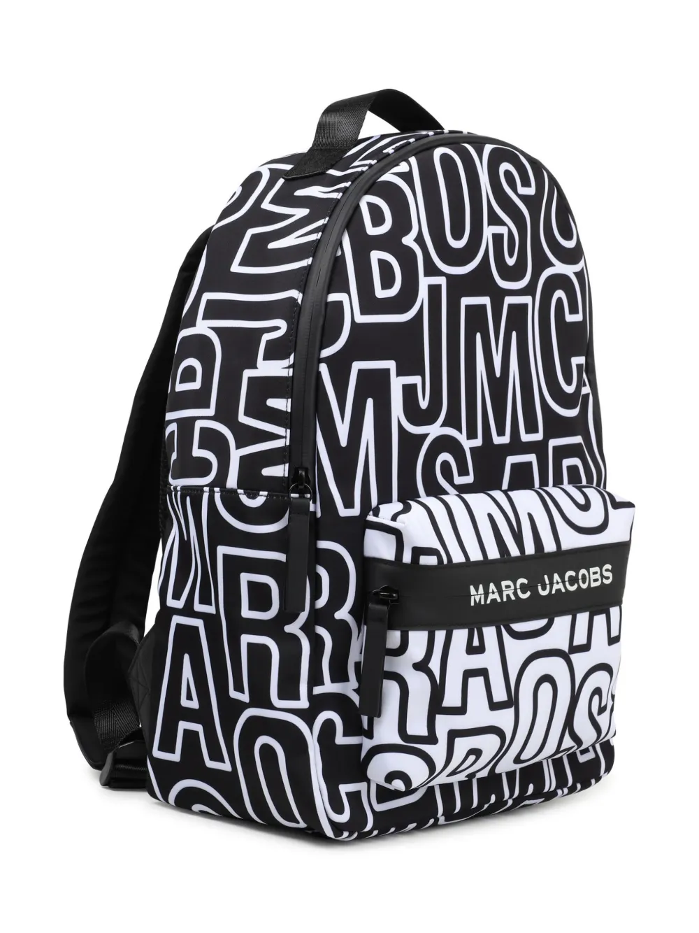 Marc Jacobs Kids Rugzak met logoprint Zwart