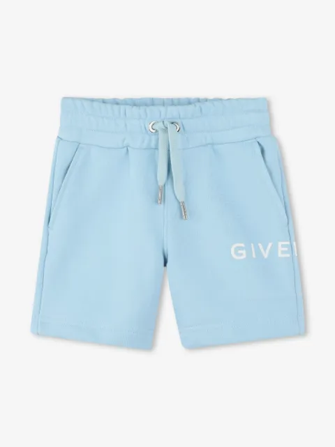 Givenchy Kids logo-print track shorts