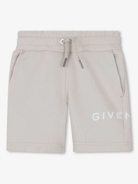 Givenchy Kids short en polaire à logo imprimé