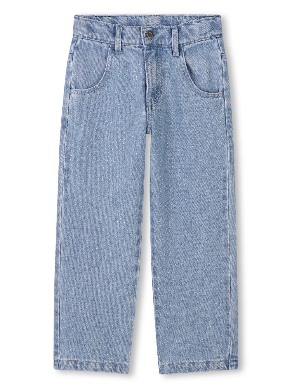 Marc Jacobs Kids Jeans verfraaid met stras Blauw