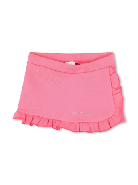 Givenchy Kids Short-saia com acabamento de babados