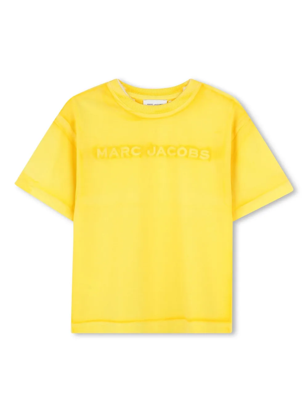 Marc Jacobs Kids ロゴ Tシャツ - イエロー Marc Jacobs Kids ロゴ Tシャツ - イエロー