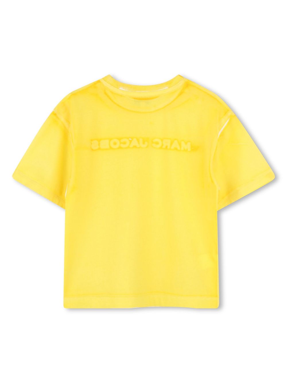 Marc Jacobs Kids T-shirt met geborduurd logo - Geel