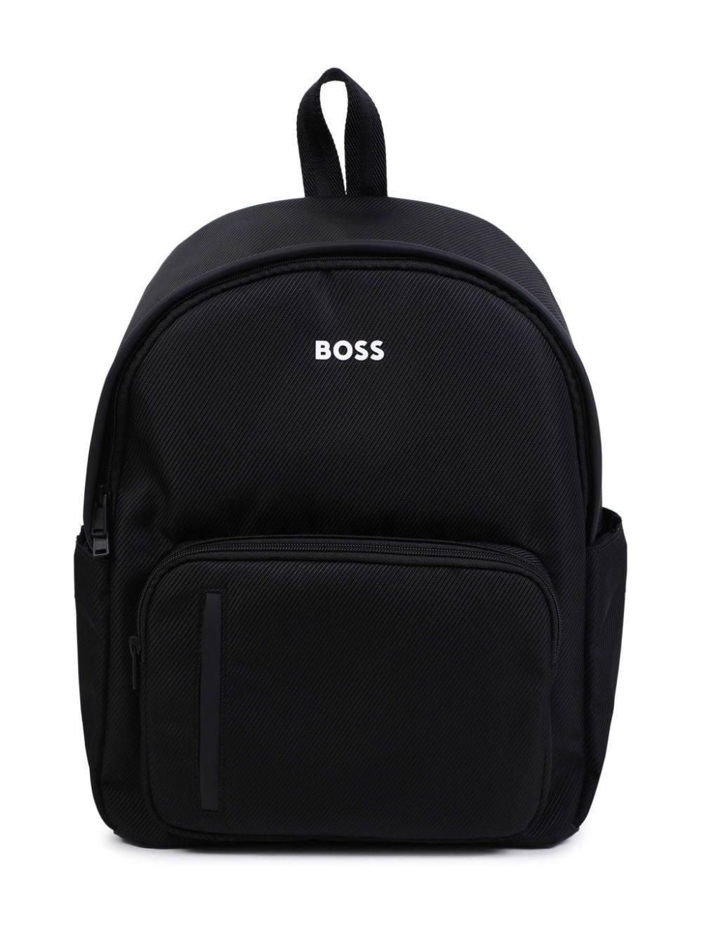 BOSS Kidswear textured-finish backpack - Black