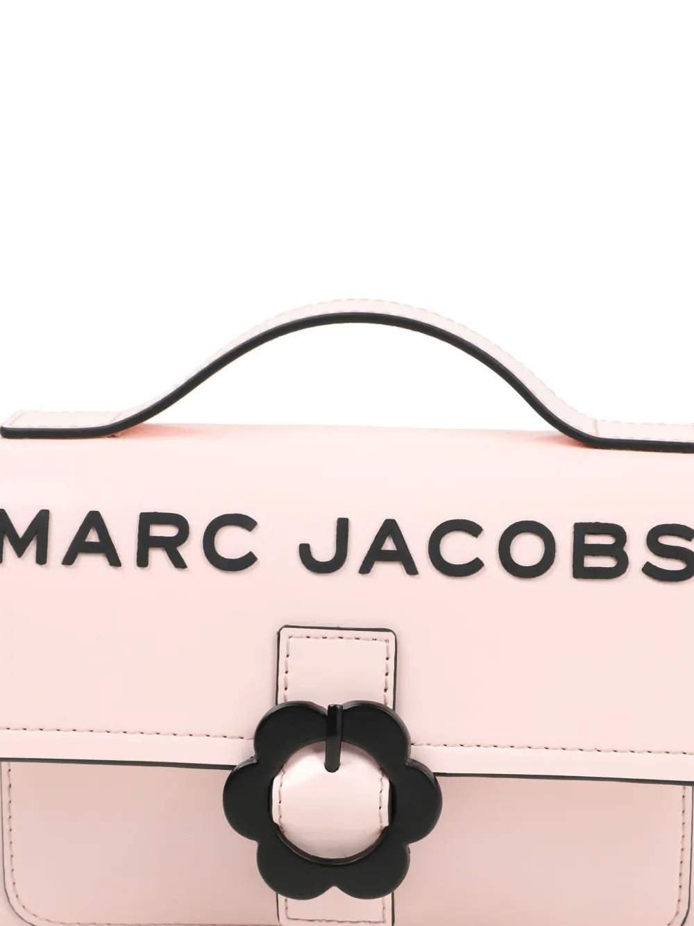 Shop Marc Jacobs Logo-rubberised Shoulder Bag In Pink