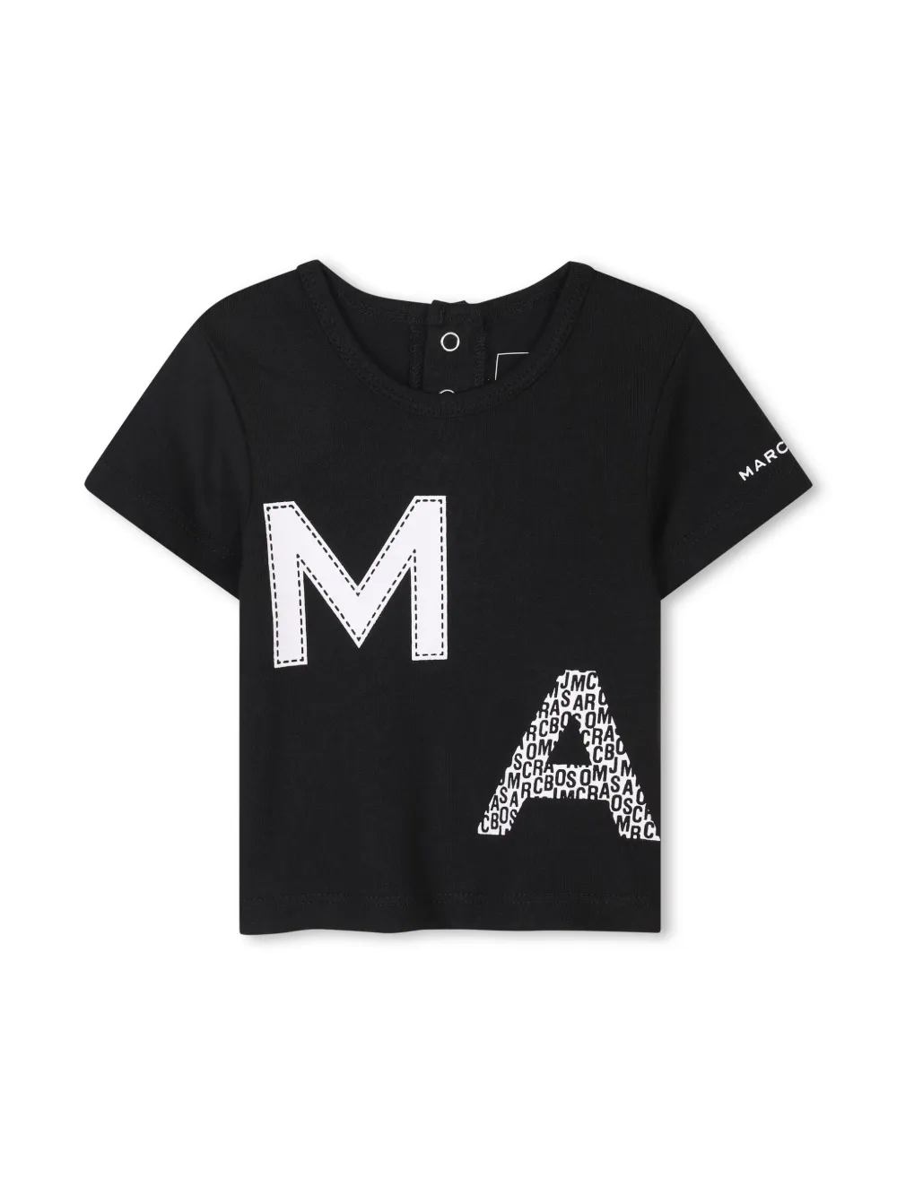 Marc Jacobs Kids T-shirt broek en vest met logo Wit