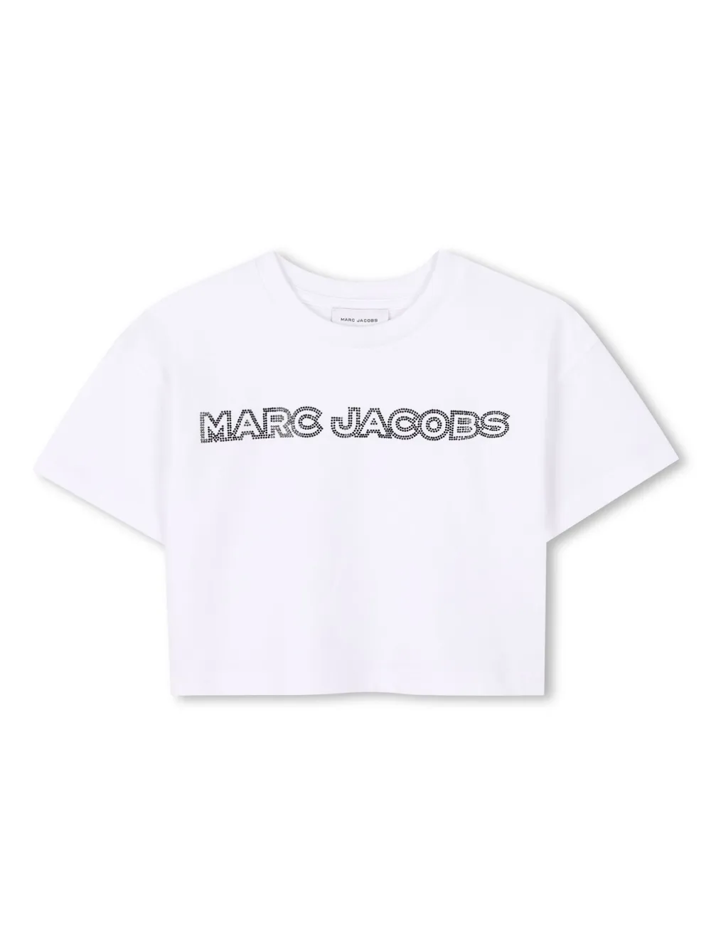 Marc Jacobs Kids アップリケロゴ Tシャツ - 10P WHITE Marc Jacobs Kids アップリケロゴ Tシャツ - 10P WHITE