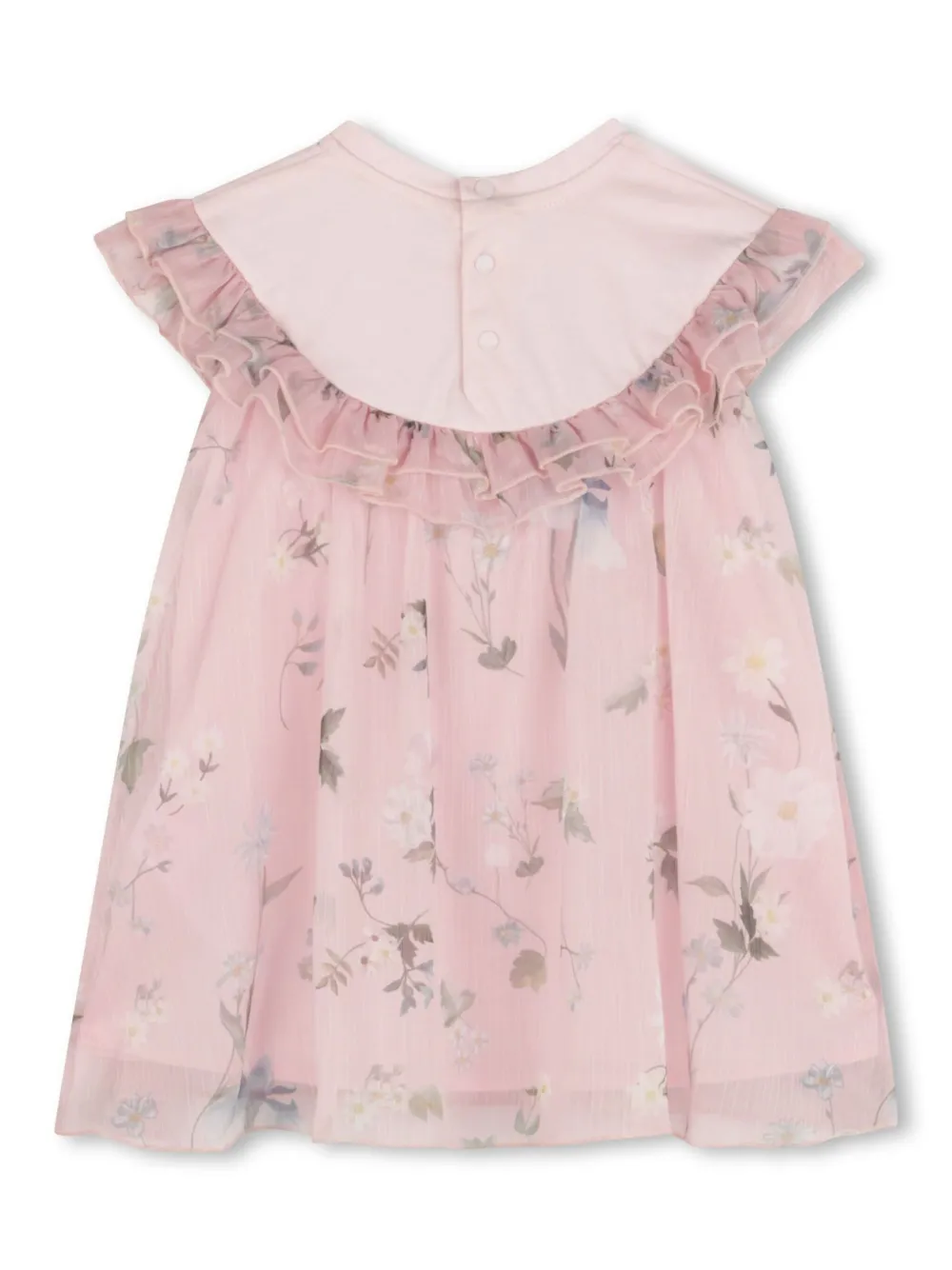 Givenchy Kids Jurk met bloemenprint - Roze