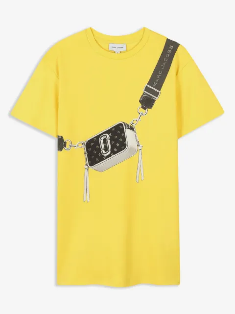 Marc Jacobs Kids vestido estilo playera Snapshot