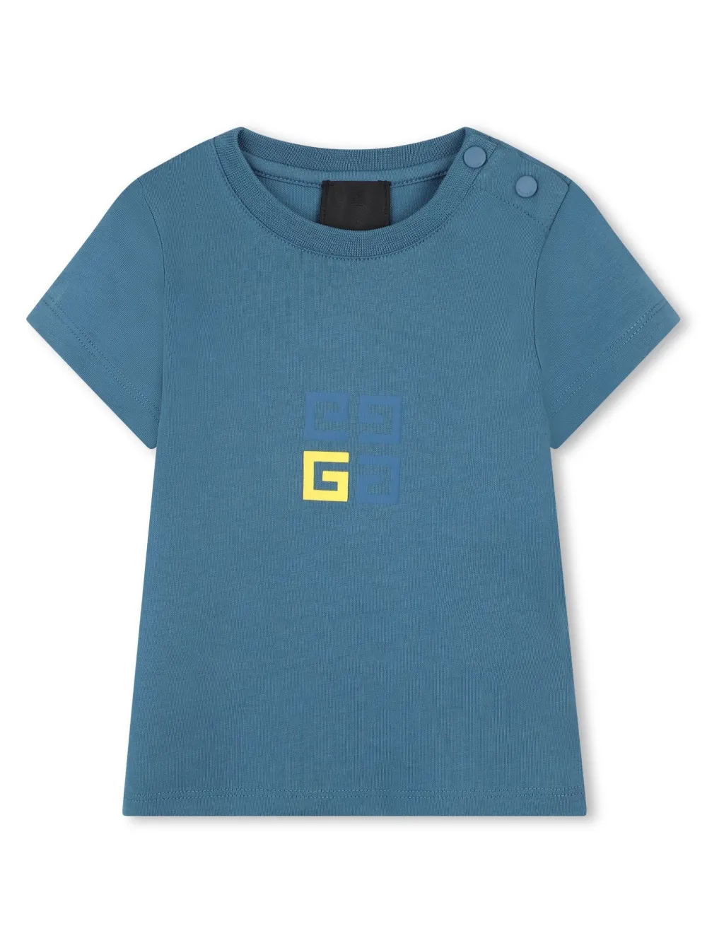 Givenchy Kids T-shirt met print Blauw