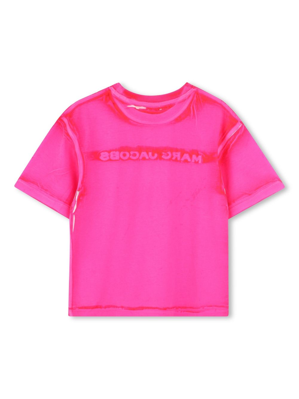 Marc Jacobs Kids T-shirt met geborduurd logo - Roze