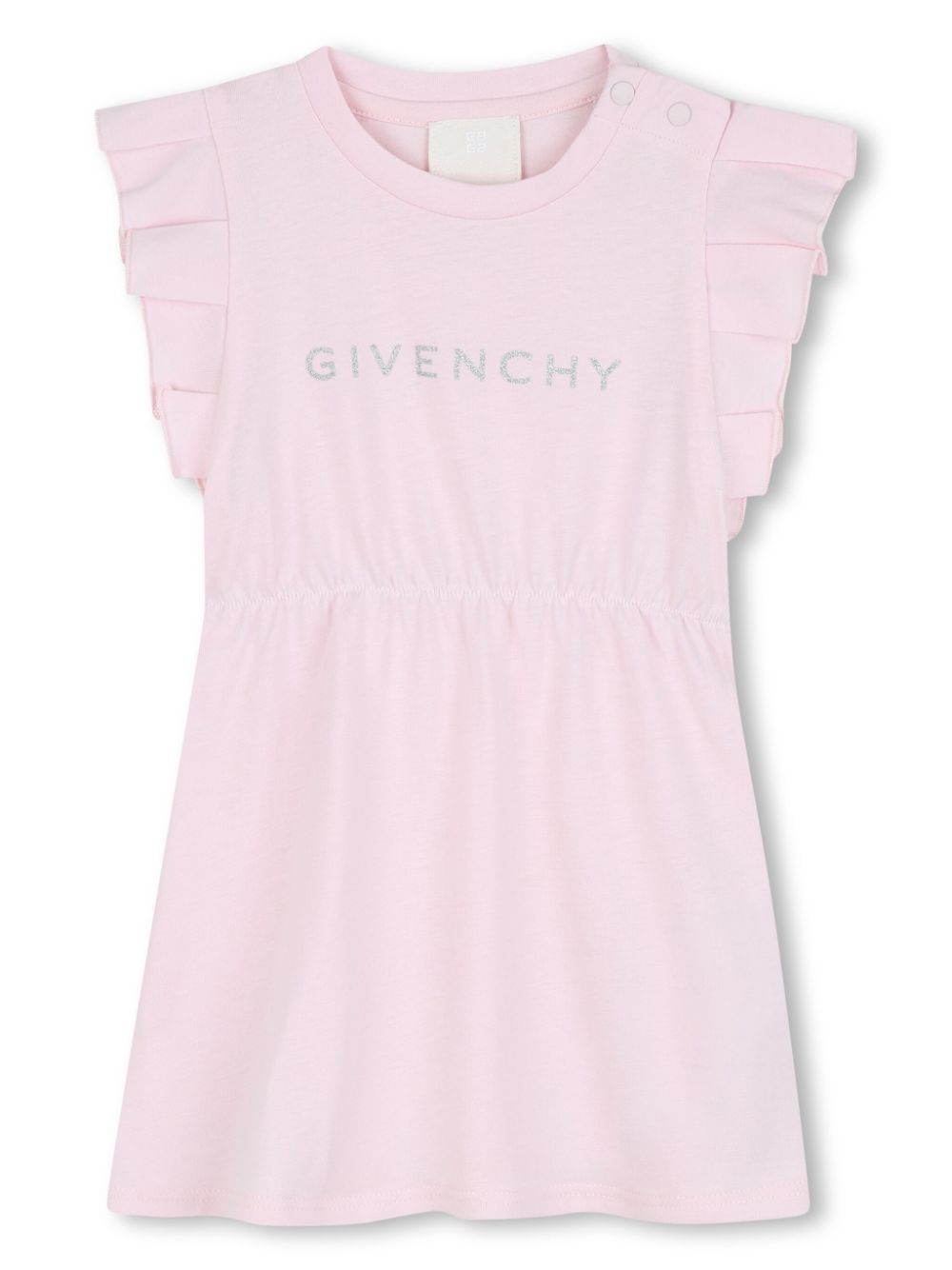 Givenchy Kids Jurk met logoprint Roze