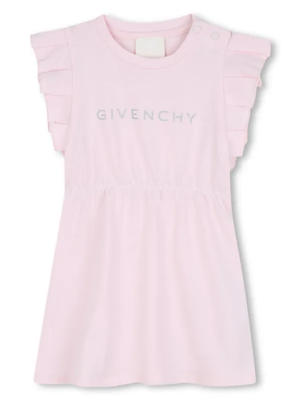 ジバンシィ　キッズ　ワンピース Givenchy Kids ロゴ ワンピース | ピンク | FARFETCH JP