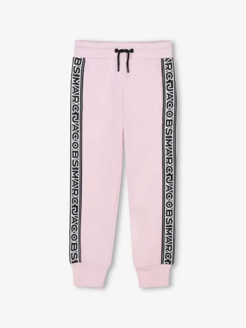 Marc Jacobs Kids sweatpants med logotyprand