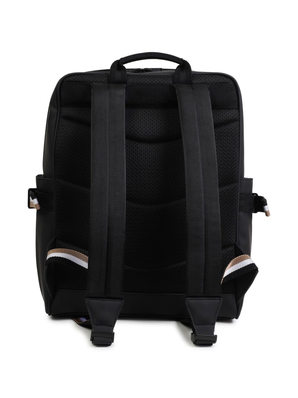 BOSS Kidswear coated-finish backpack - Black