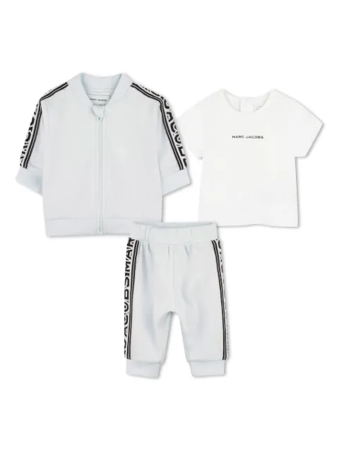 Marc Jacobs Kids logo-tape tracksuit set