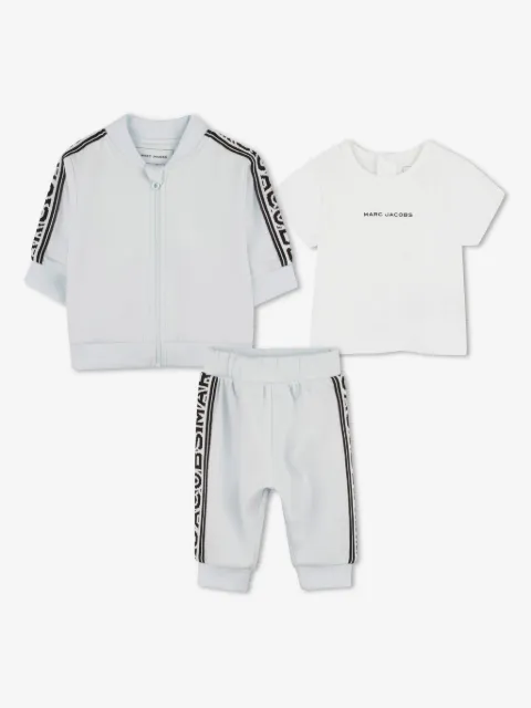 Marc Jacobs Kids logo-tape tracksuit set
