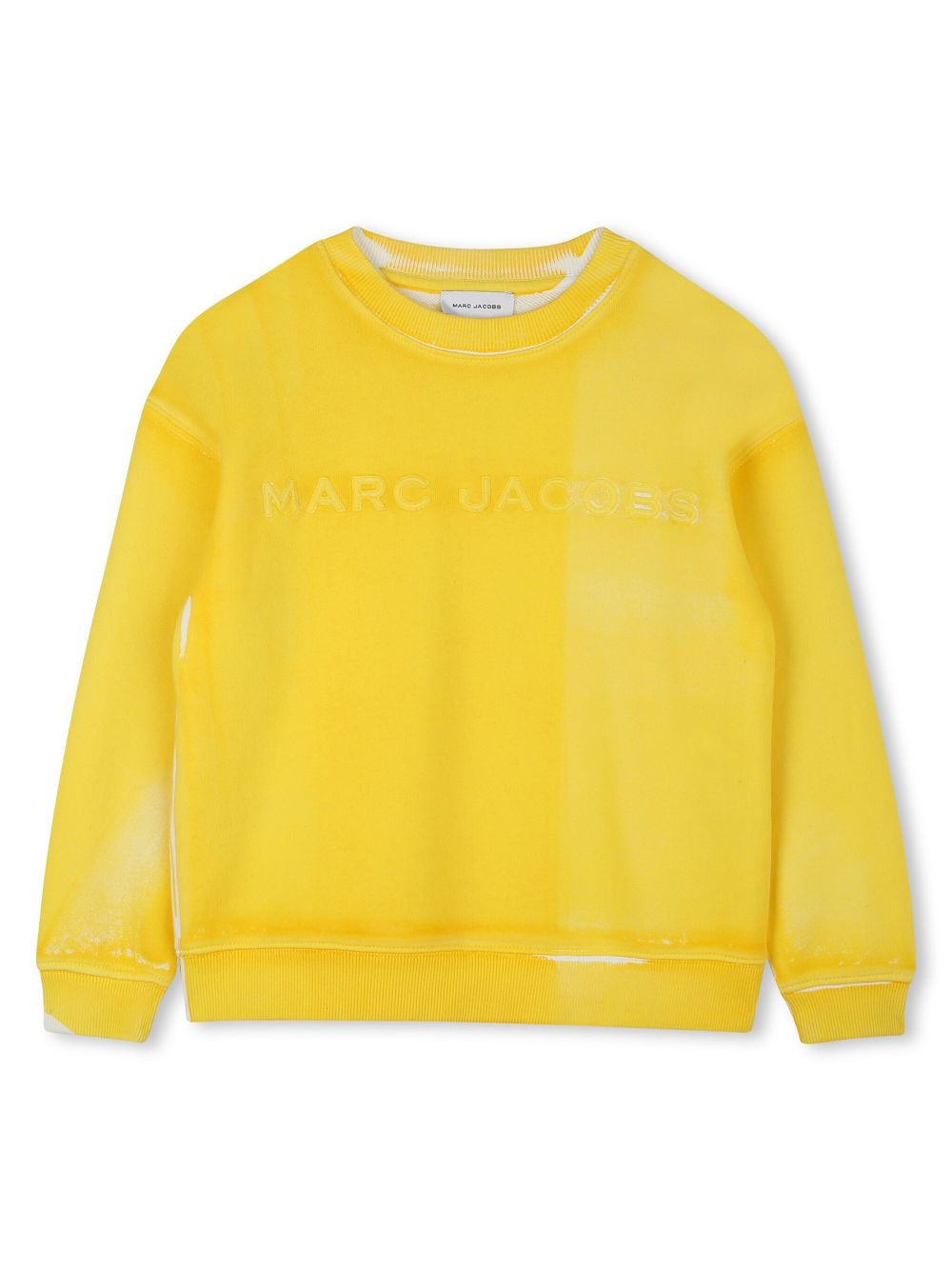 Marc Jacobs Kids crew neck sweatshirt - Yellow