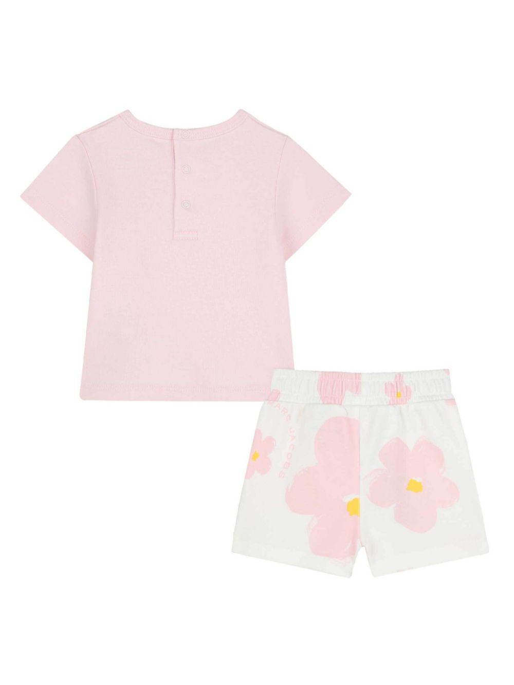 Marc Jacobs Kids T-shirt en shorts met print - Roze