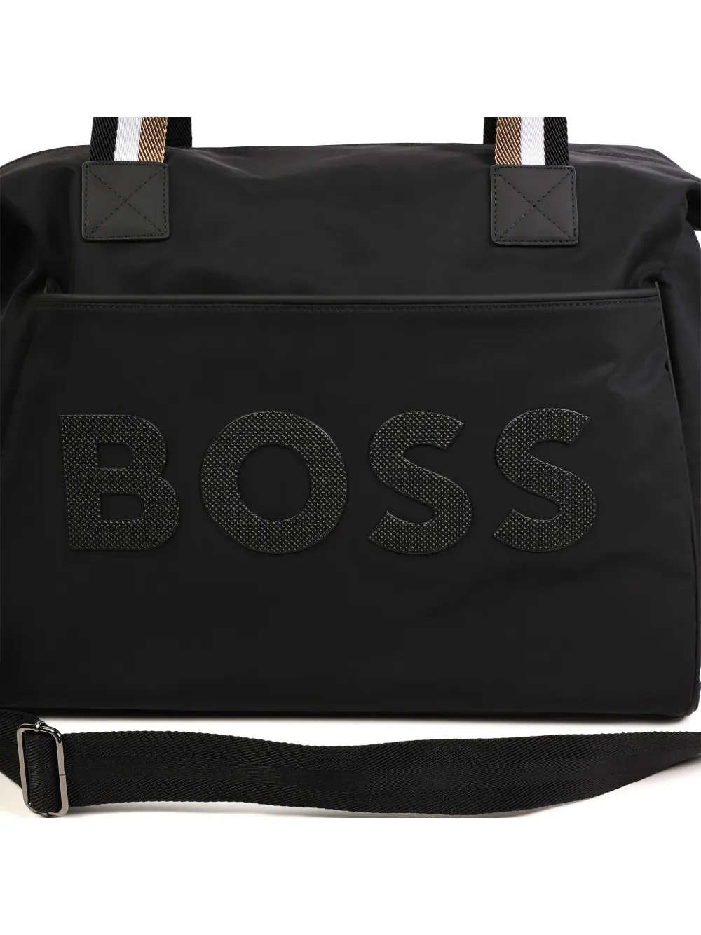 BOSS Kidswear Canvas luiertas Zwart
