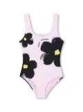 Marc Jacobs Kids daisy-print swimsuit - Pink