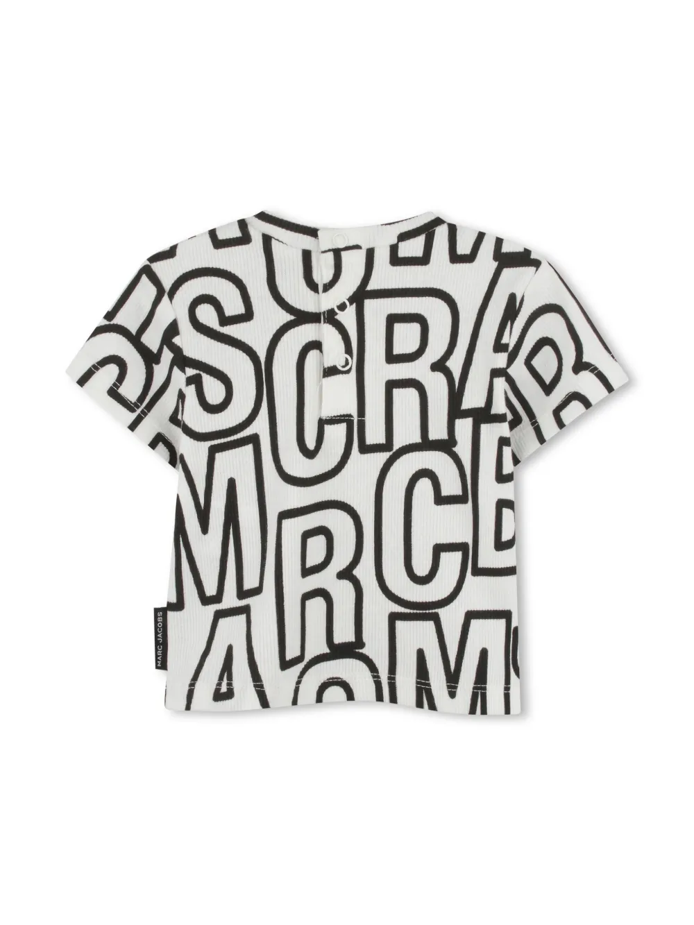 Marc Jacobs Kids T-shirt en shorts met logoprint Wit
