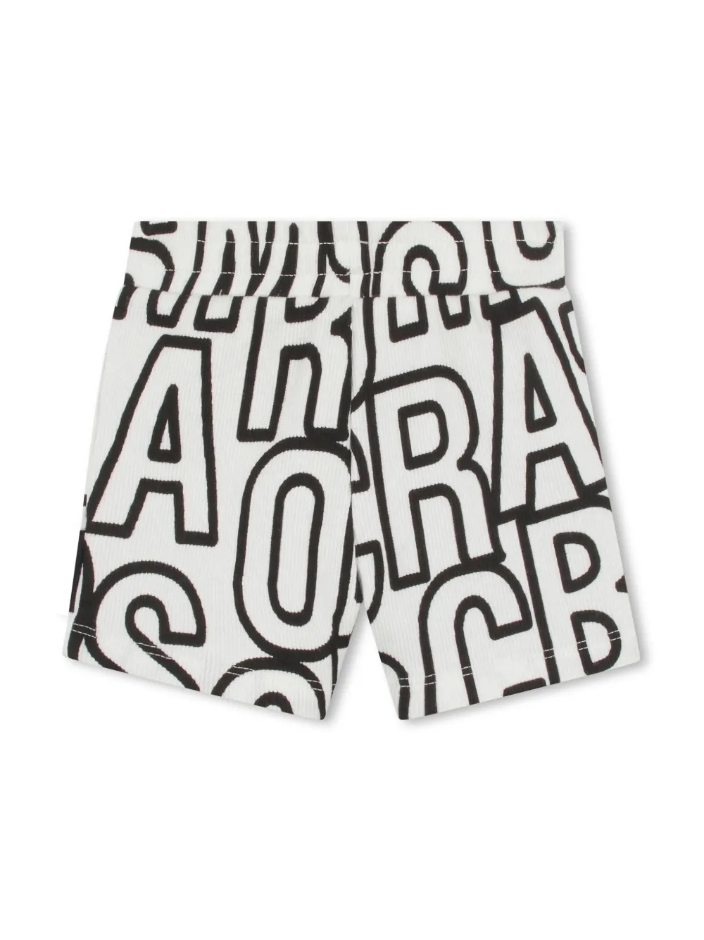 Marc Jacobs Kids T-shirt en shorts met logoprint Wit