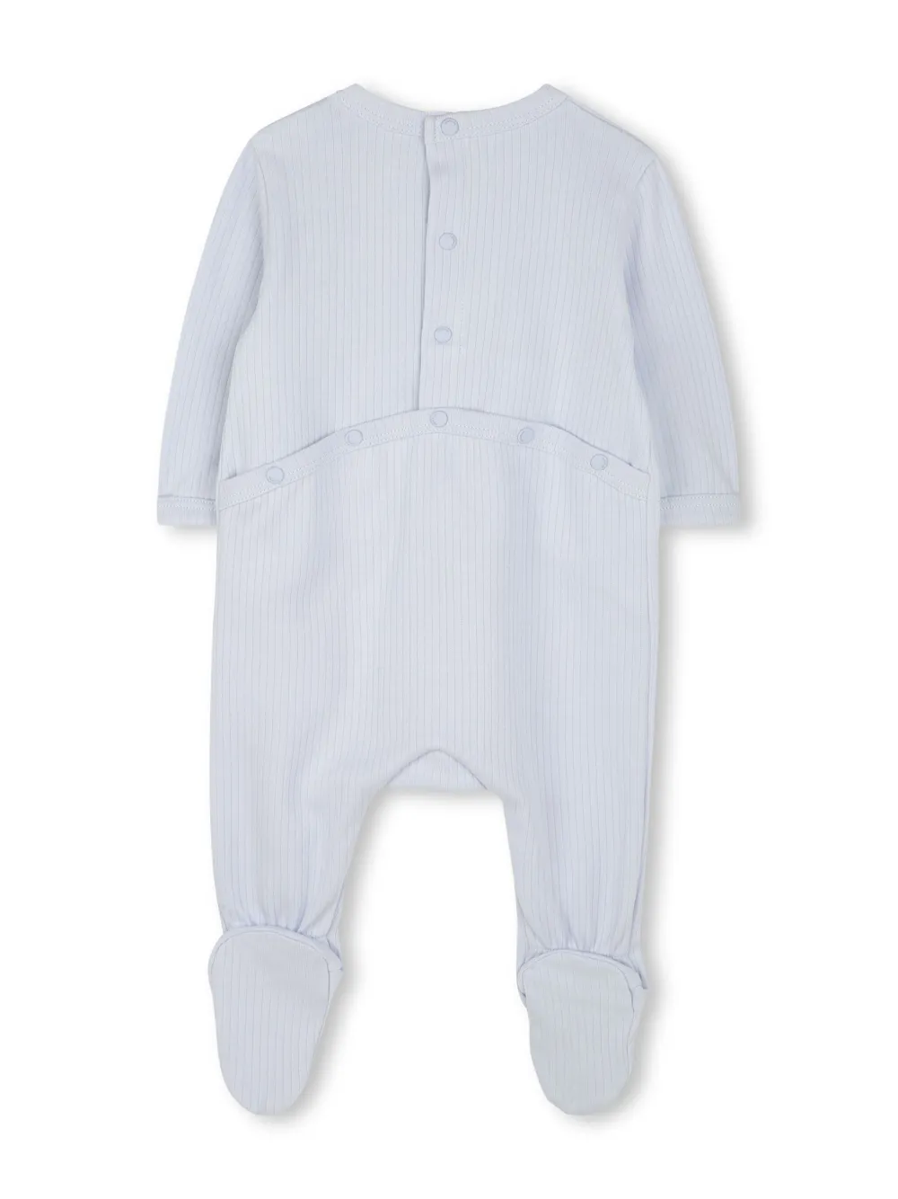 Givenchy Kids Pyjama slabbetje en muts met logoprint Blauw