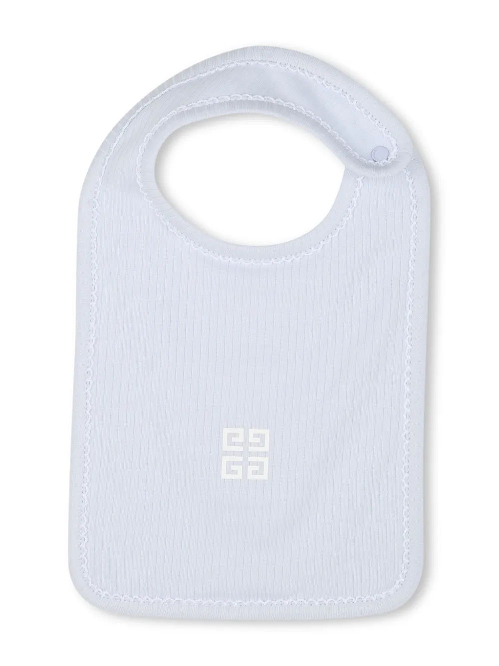 Givenchy Kids Pyjama slabbetje en muts met logoprint Blauw