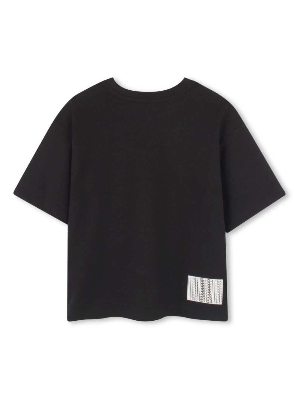 Marc Jacobs Kids T-shirt met logo-reliëf - Zwart