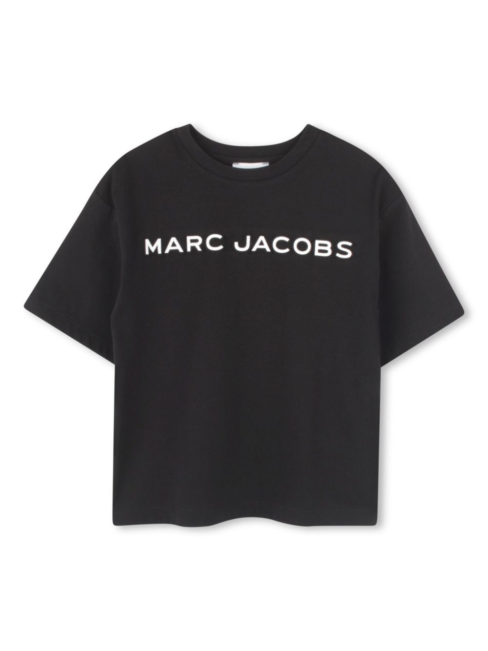 Marc Jacobs Kids T-shirt met logo-reliëf Zwart