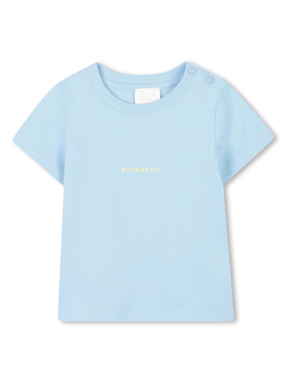 Givenchy Kids T-shirt met logoprint Blauw