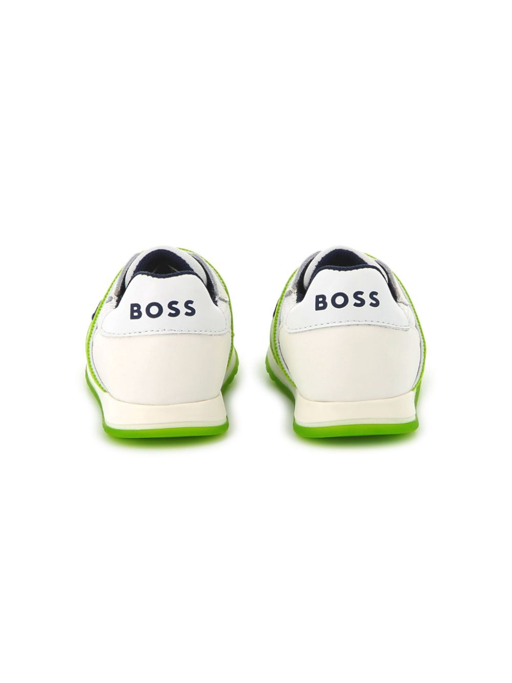 BOSS Kidswear Sneakers met logoband Wit