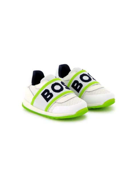 BOSS Kidswear logo-strap sneakers  