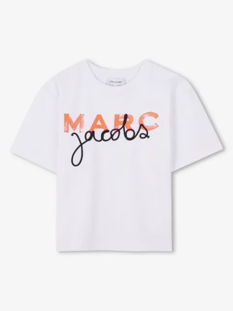 Marc Jacobs Kids playera con logo estampado
