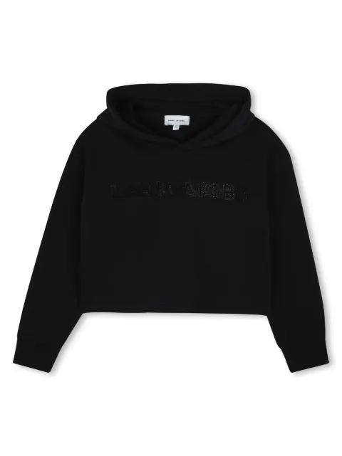 Marc Jacobs Kids cropped cotton hoodie 