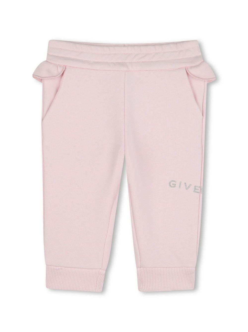 Givenchy Kids ruffle-detail track pants - Pink