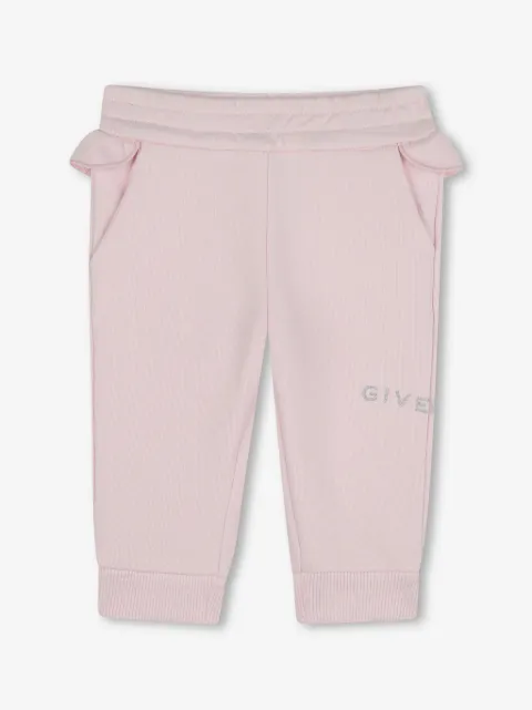 Givenchy Kids ruffle-detail track pants