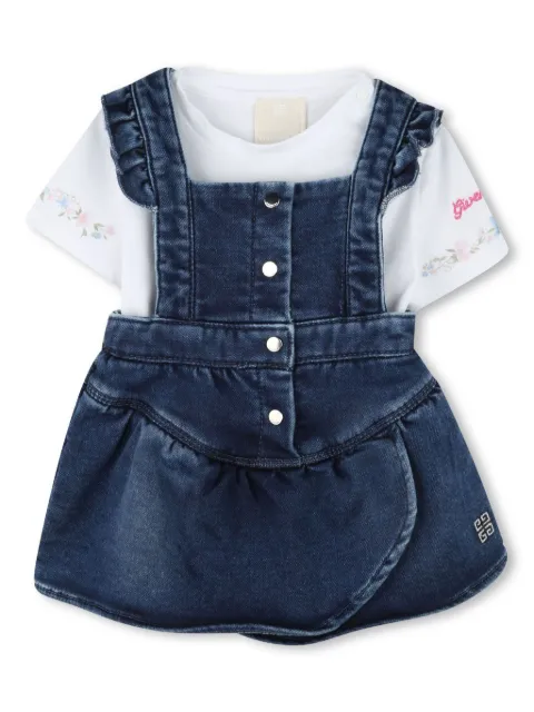 Givenchy Kids logo dress and t-shirt set
