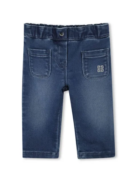Givenchy Kids jeans rectos con motivo 4G