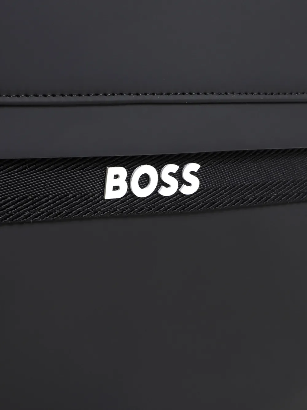 BOSS Kidswear Luiertas met logo-applicatie Zwart
