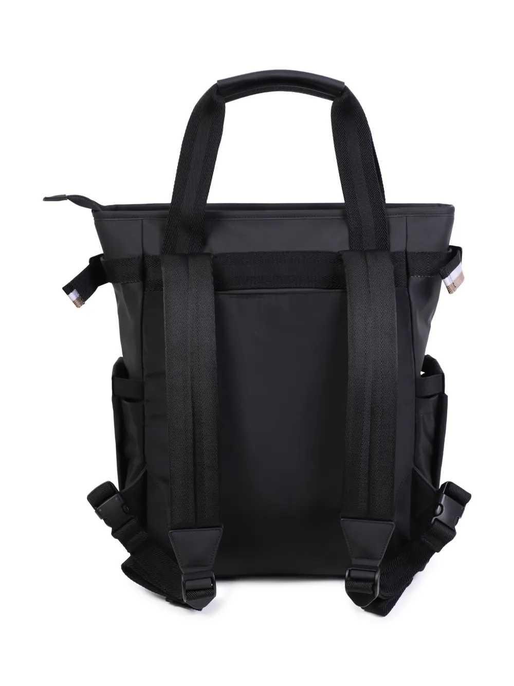 BOSS Kidswear Luiertas met logo-applicatie Zwart