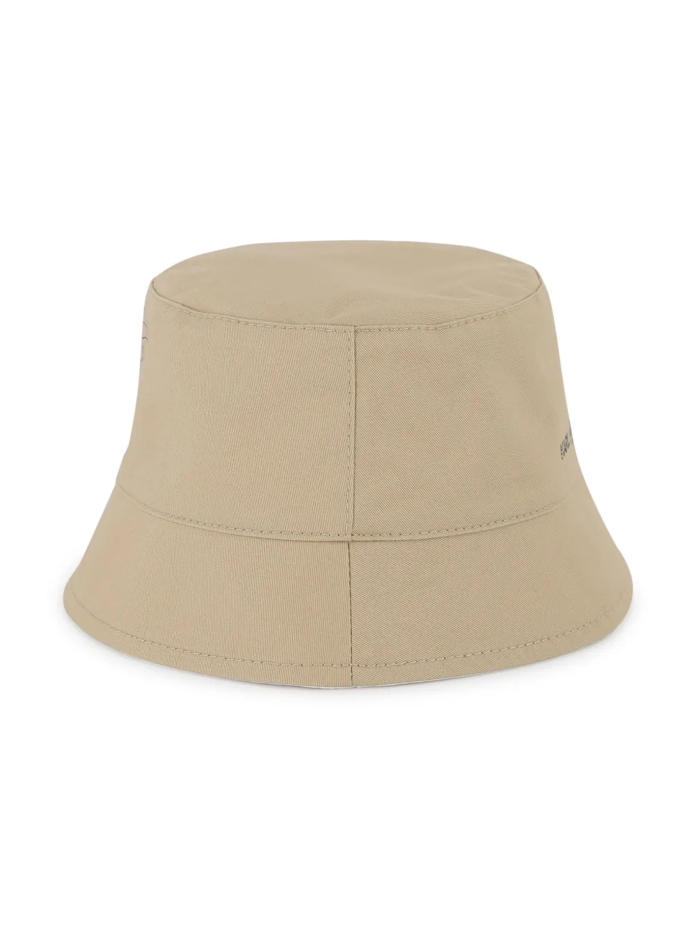 Karl Lagerfeld Reversible Bucket Hat In White