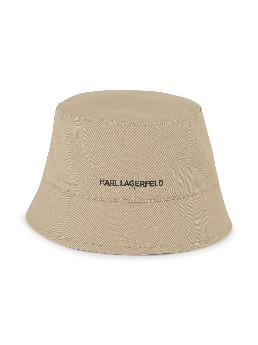 Karl Lagerfeld Kids reversible bucket hat - White