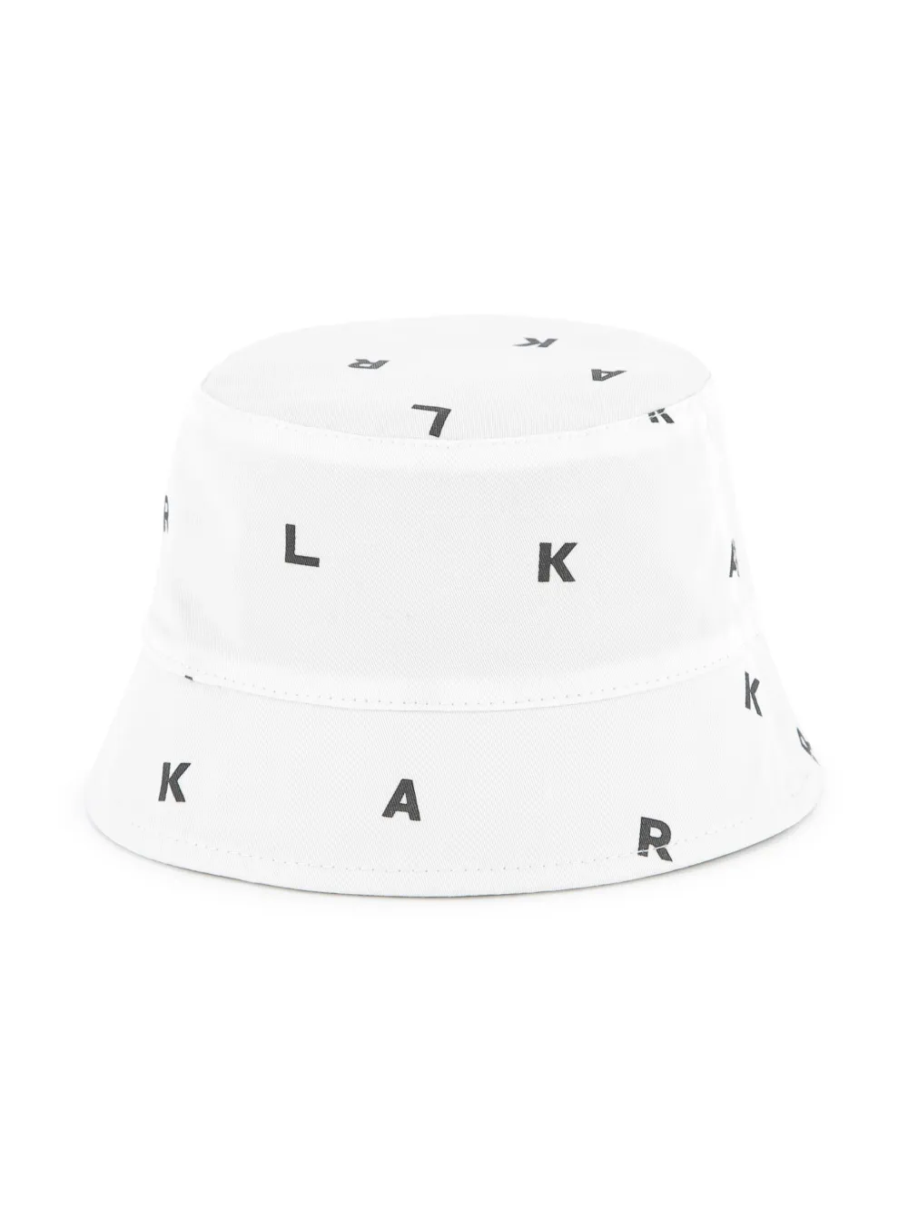 Karl Lagerfeld Reversible Bucket Hat In White