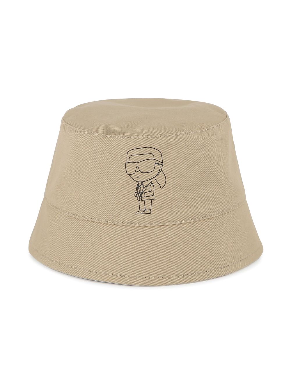 Karl Lagerfeld Kids reversible bucket hat - White