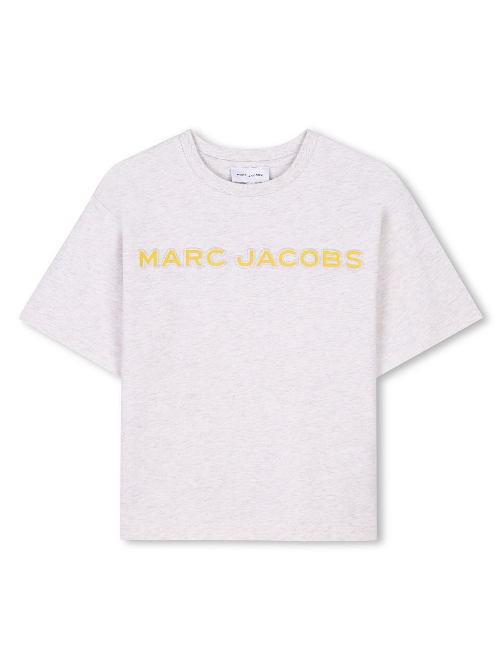 Marc Jacobs Kids T-shirt met logo-reliëf Beige