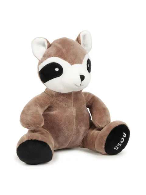 BOSS Kidswear Red Panda logo-embroidered plush toy